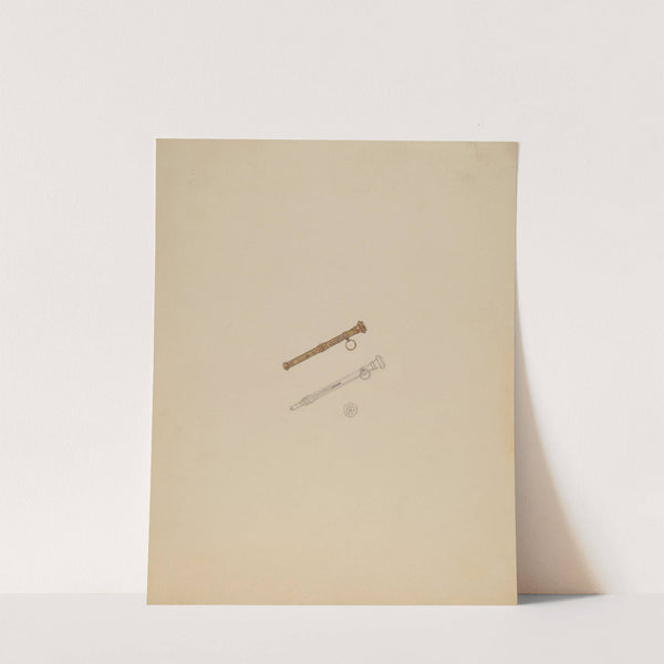 Pencil Charm by Vincent Burzy