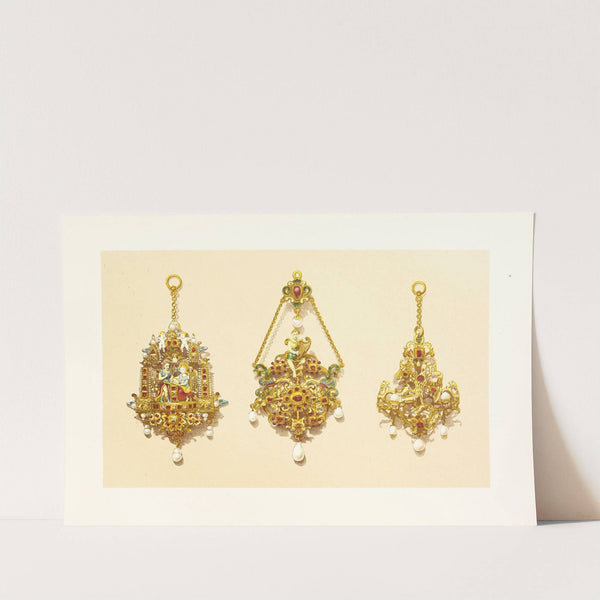 Pendant Jewels in Gold, Enamelled, and Set with Precious Stones (1858) by John Charles Robinson