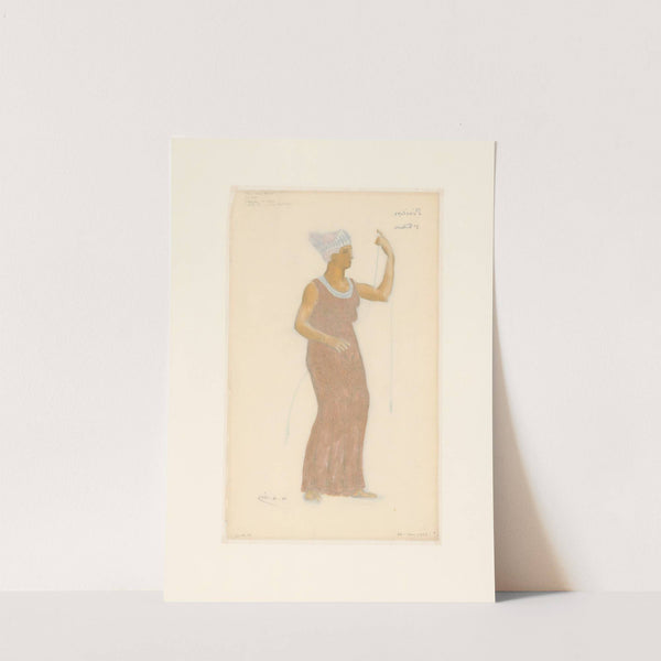 Pénélope – maquette de costume – Alcandre, troisième fileuse (Cécile Rex ou Alice Gauthier) (1923) by Henri-Gabriel Ibels