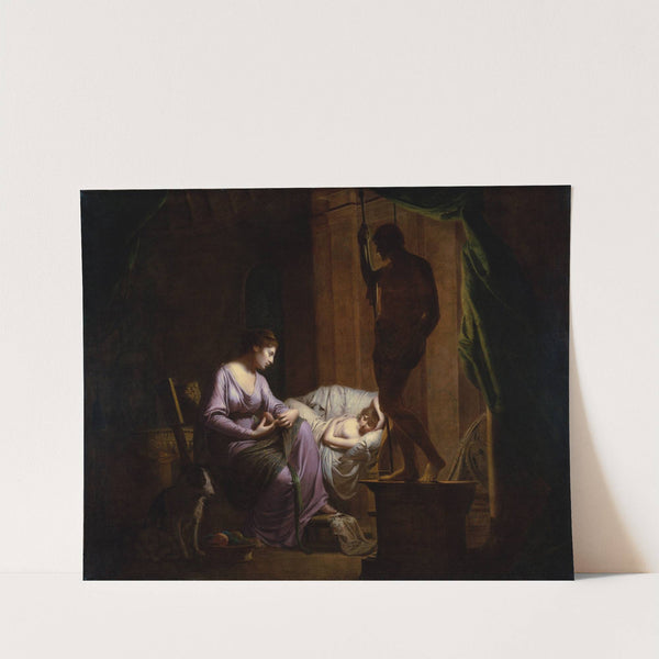 Penelope Unraveling Her Web by Joseph Wright of Derby