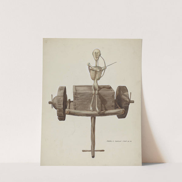 Penetente Death Cart & Death Figure by Majel G. Claflin