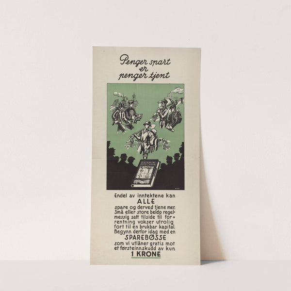 Penger spart er penger tjent by W.R.S.