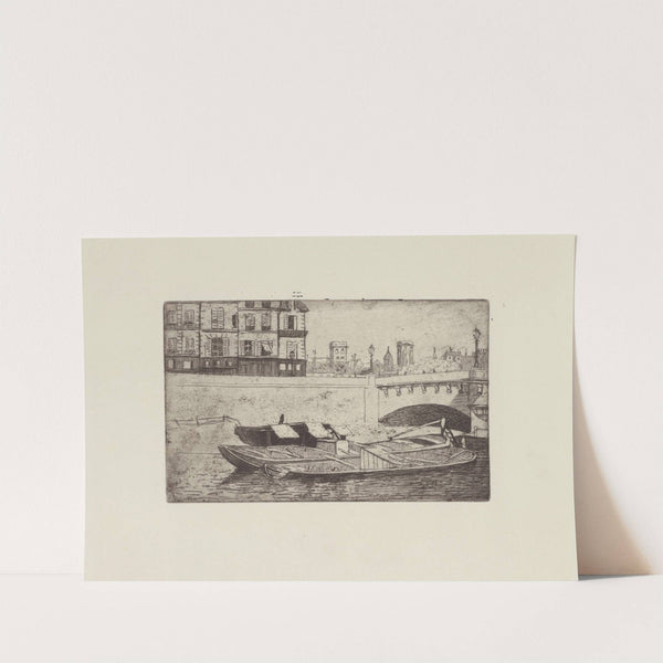 Péniches au Pont-Neuf (1893) by Félix Vallotton