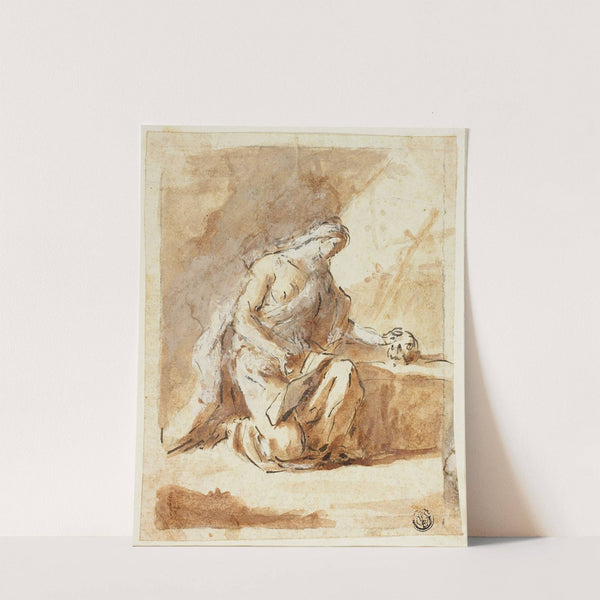 Penitent Magdalene by Domenico Mondo