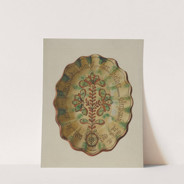 Pennsylvania German Dish by Albert Levone