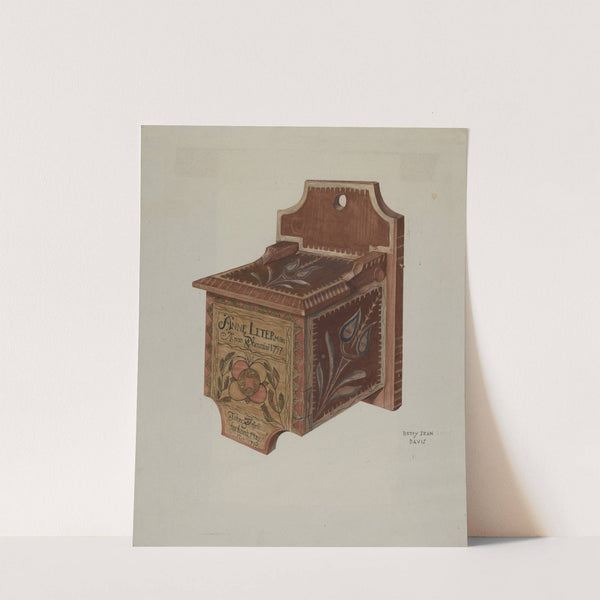 Pennsylvania German Hanging Salt Box by Betty Jean Davis