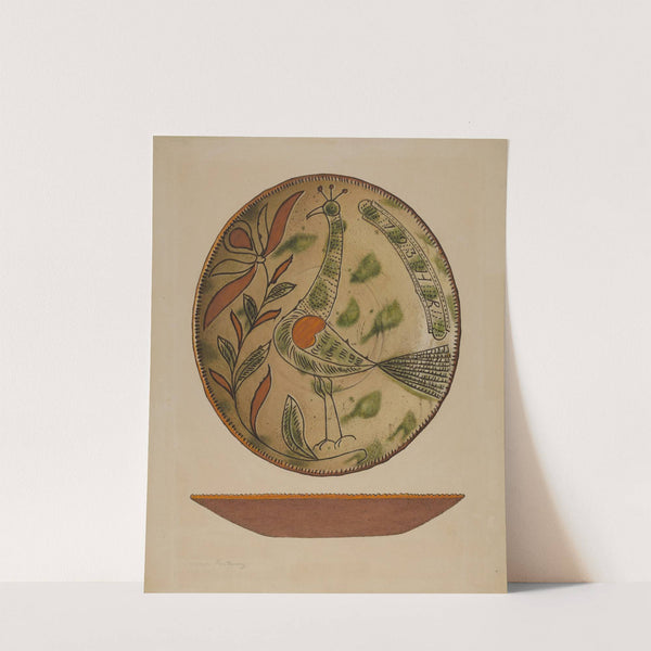 Pennsylvania German Plate by Aaron Fastovsky