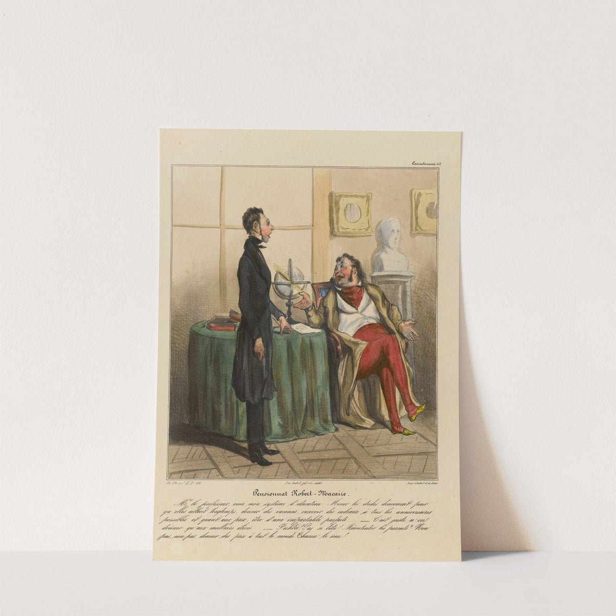 Pensionnat Robert Macaire (1836-1838) by Honoré Daumier