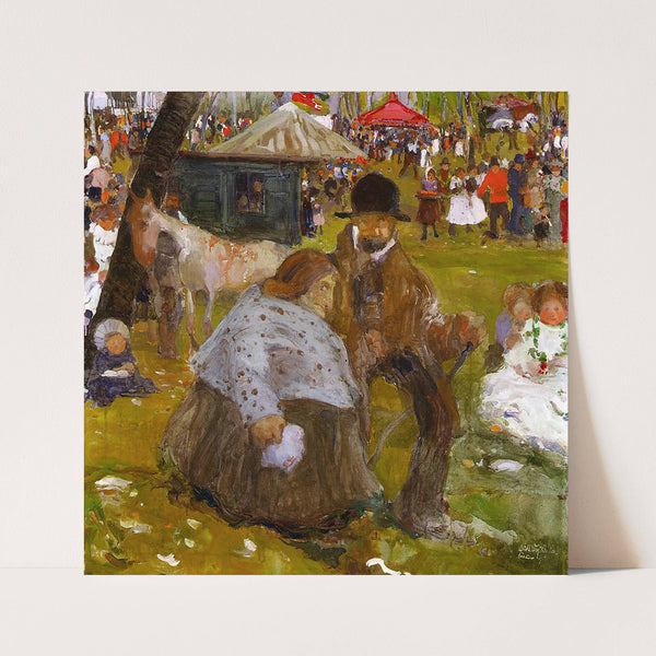 Pentecost Holiday Fair near Cracow by Witold Wojtkiewicz