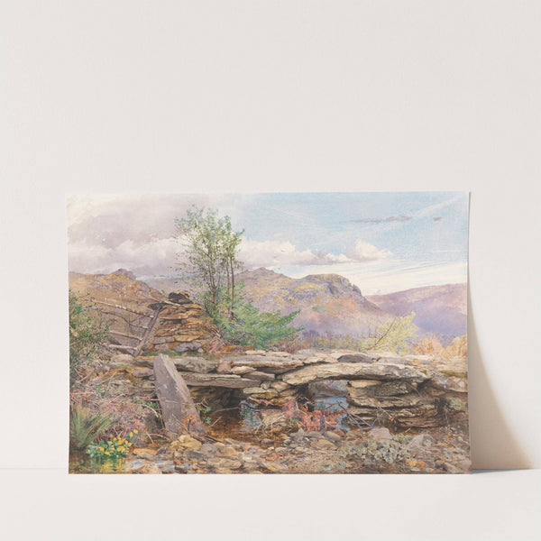 Pentre Ddu Bridge, North Wales by Thomas Collier