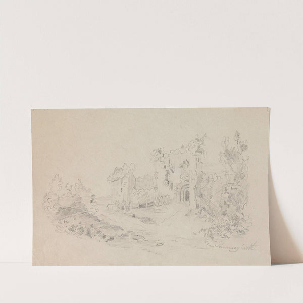 Penvensay Castle by Rev. William Warren Porter