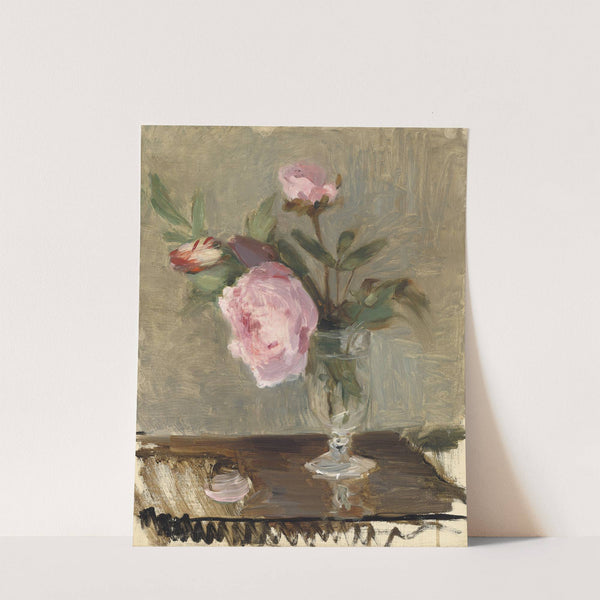 Peonies (c. 1869) by Berthe Morisot