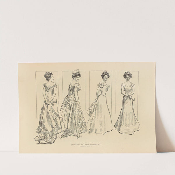 People who will have their own way (1893-1900) by Charles Dana Gibson