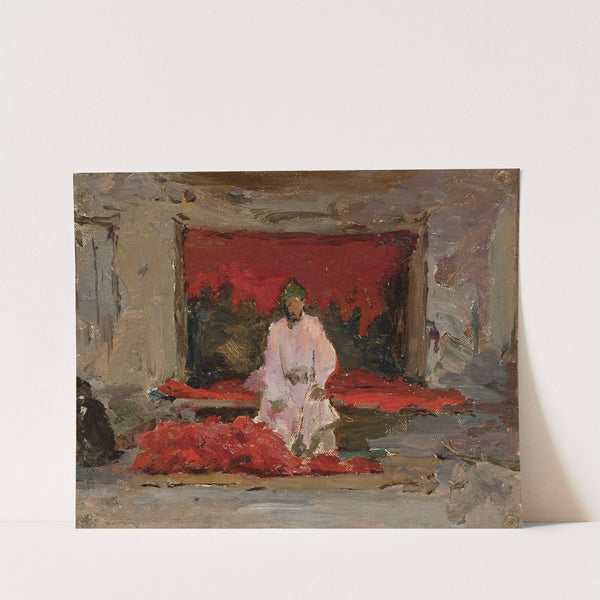 Pepper seller. From the journey to Turkestan by Jan Ciągliński