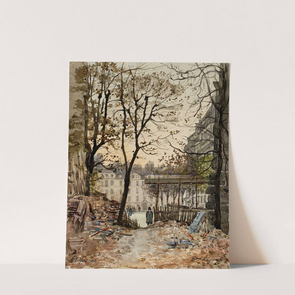 Percement du boulevard Raspail by Henri Laurent Mouren
