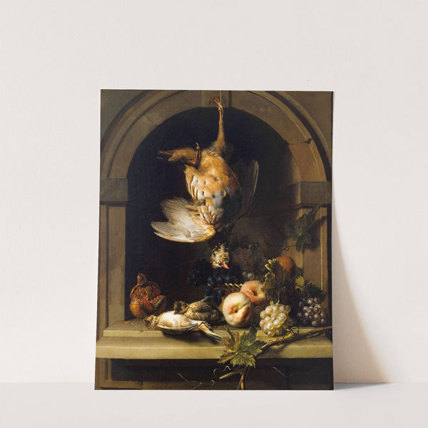 Perdrix Rouge dans une Niche by Nicolas de Largillière