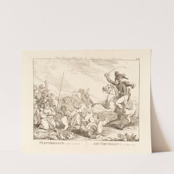 Performance in Sept and Oct. (1787-1788) by Johann Heinrich Ramberg