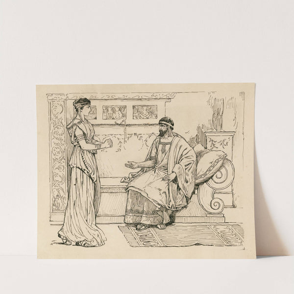 Pericles, Prince of Tyre. Tell me your story, answered Pericles (1917-1918) by Louis Rhead