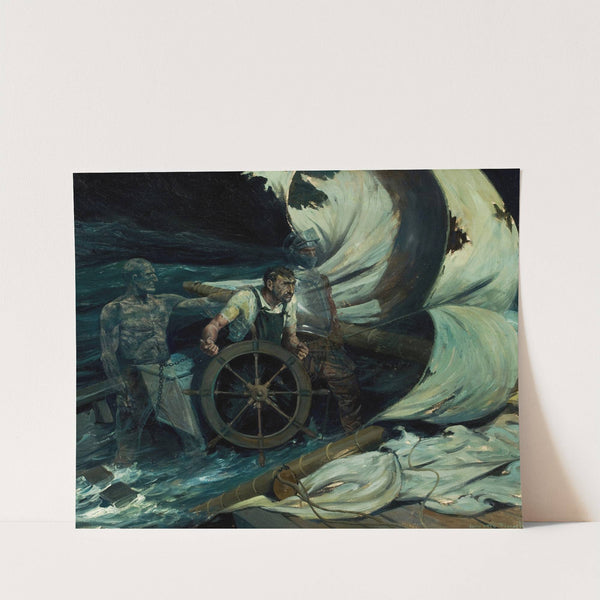 Peril at Sea (1920) by Anton Otto Fischer