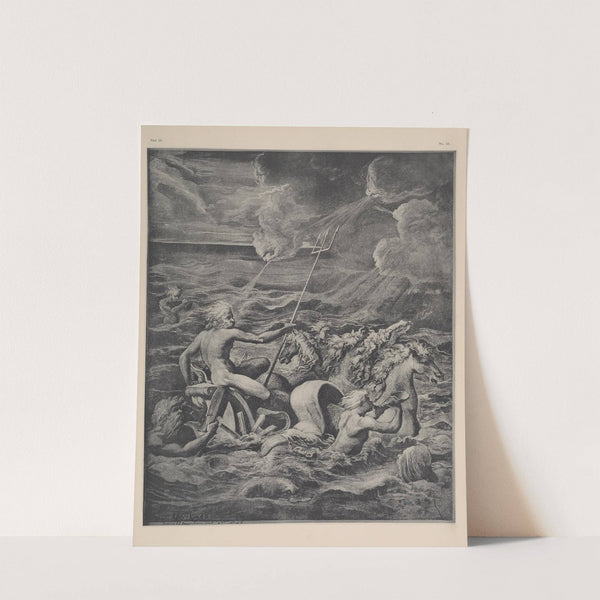 Perino del Vaga - Drawing of Neptune in his chariot by P. & D. Colnaghi