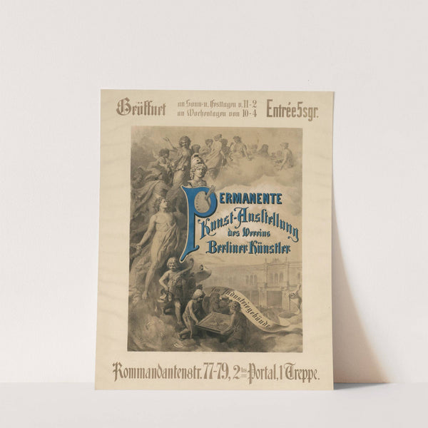Permanente Kunstausstellung des Vereins Berliner Künstler (1876) by W. Loeillot