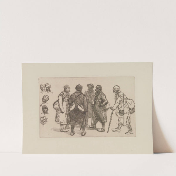 Permissionnaires n° 1 (1916) by Théophile Alexandre Steinlen