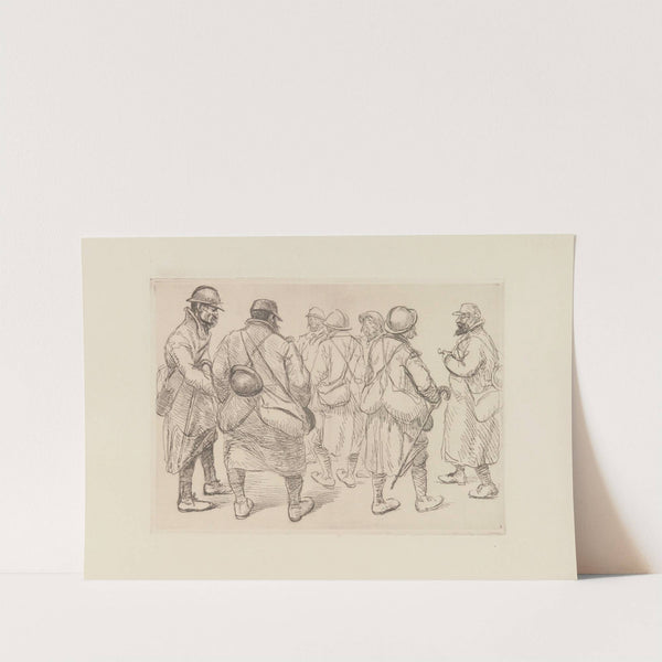 Permissionnaires n° 2 (1916) by Théophile Alexandre Steinlen