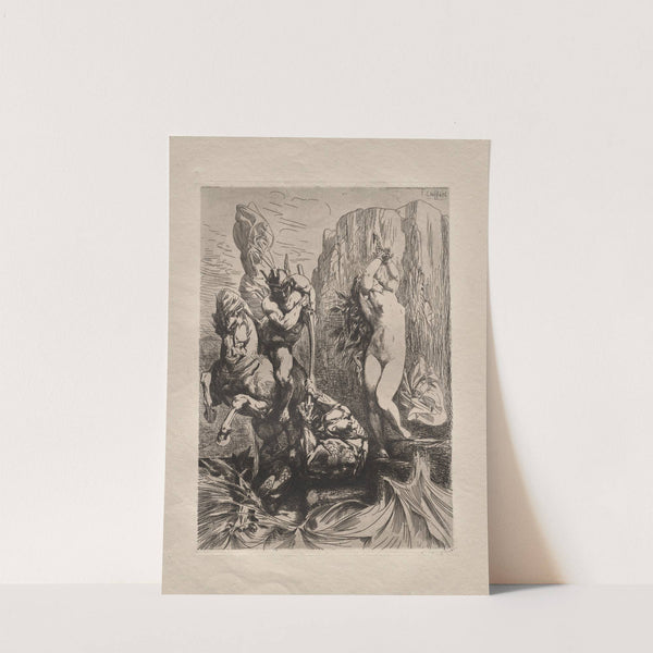 Perseus and Andromeda (1865) by François-Nicolas Chifflart