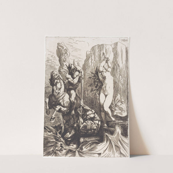 Perseus and Andromeda by François-Nicolas Chifflart