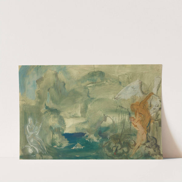 Perseus And Andromeda by Alexandre Jacovleff