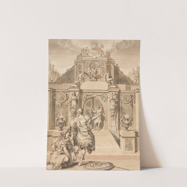 Perseus and Minerva before a Temple by Jan Goeree