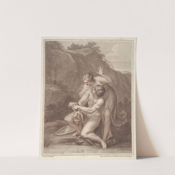 Perseus Cautiously Relating To Andromeda The Transforming Power Of Medusa’s Head (1789) by Giovanni Battista Cipriani