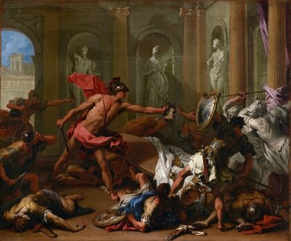 Perseus Confronting Phineus With The Head of Medusa