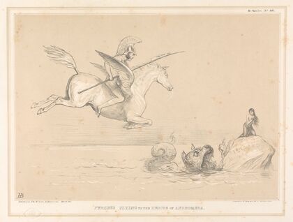 Perseus Flying to the Rescue of Andromeda
