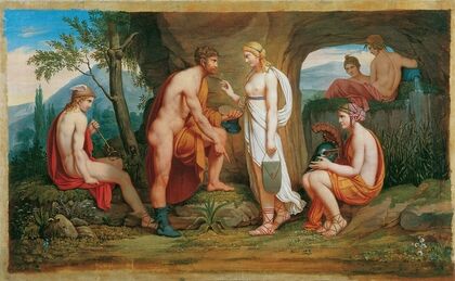 Perseus und die Nymphen