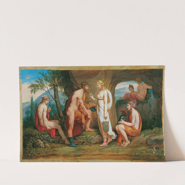 Perseus und die Nymphen by Monogrammist A. P.