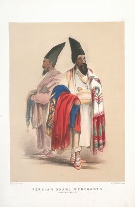 Persian Shawl Merchants, Constantinople