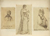 Person in headdress, upper body view Spain, MCCCC; Woman in long dress and tiara