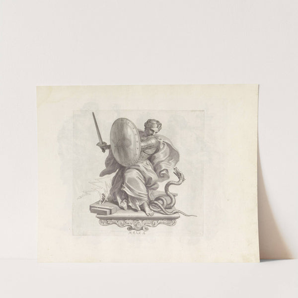 Personificatie van Bescherming (1673-1743) by Robert van Audenaerde