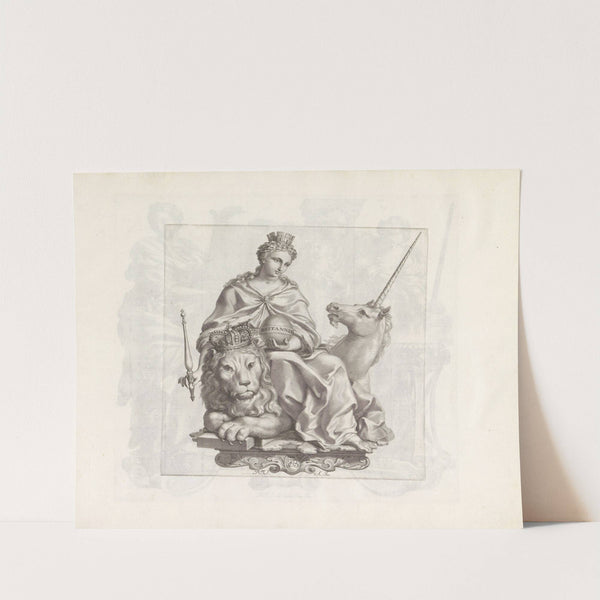 Personificatie van Britannia (1673-1743) by Robert van Audenaerde