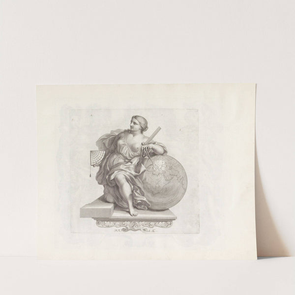 Personificatie van de Geografie (1673-1743) by Robert van Audenaerde