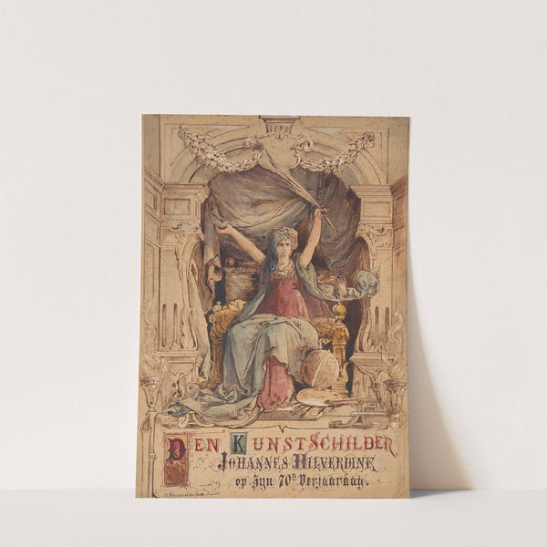 Personificatie van de schilderkunst by Abraham Henriques de Souza