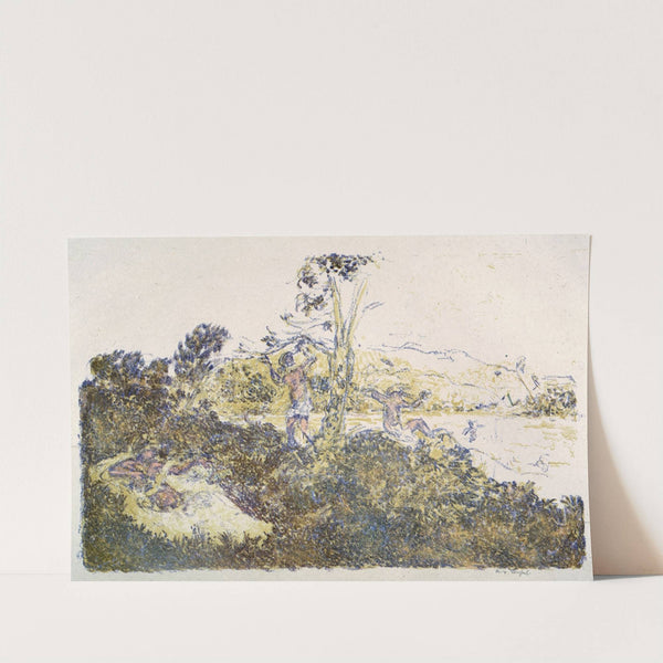 Personnages au bord de la mer (1898) by Ker-Xavier Roussel