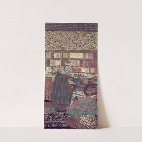 Personnages dans un intérieur. Le choix des livres (1896) by Édouard Vuillard