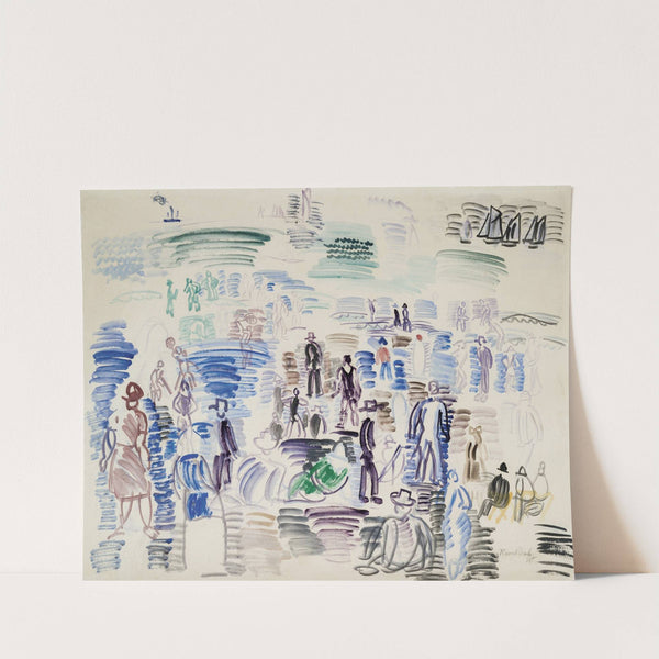 Personnages sur la plage (1924) by Raoul Dufy