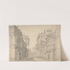 Perspective Design for a Stage Set of an Italian Cityscape by Antonio Mauro II