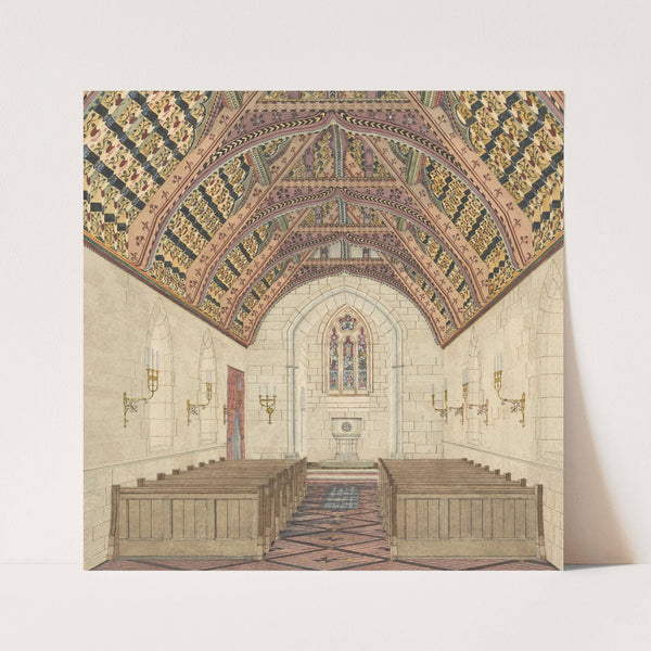 Perspective for a Church Interior by George Edmund Street