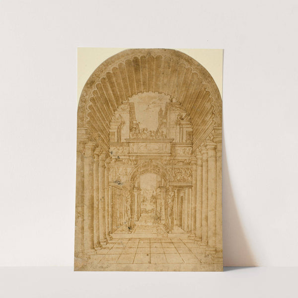 Perspective scenery by Diego de Siloé