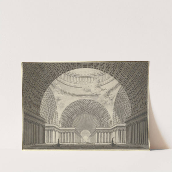 Perspective View of the Interior of a Metropolitan Church by Etienne-Louis Boullée