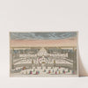 Perspective view of the Large and small Stables, and the two Stable yards of the Versailles Palace (1750)
